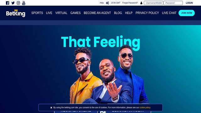 BetKing casino screenshot